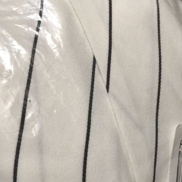 Lisa Rinna Collection Striped Cross Front Top - Picture 5 of 6